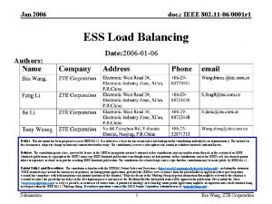 Jan 2006 doc IEEE 802 11 060001 r