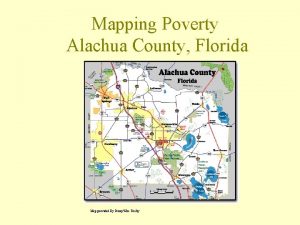 Mapping Poverty Alachua County Florida Map provided By