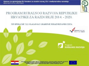 Uprava za upravljanje EU fondom za ruralni razvoj