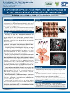 Fourth cranial nerve palsy and internuclear ophthalmoplegia as