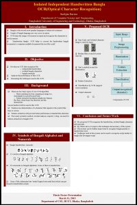 Isolated Independent Handwritten Bangla OCROptical Character Recognition Sudipta