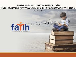 BALIKESR L MLL ETM MDRL FATH PROJES BLM