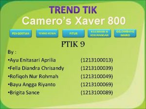 Cameros Xaver 800 PENGERTIAN KELEBIHAN KEKURANGAN FITUR TEKNIS