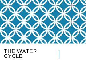 THE WATER CYCLE STD V SUB PARISAR 1