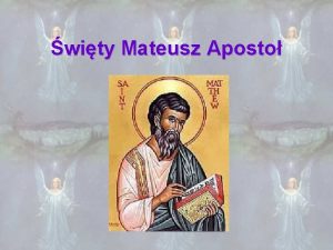 wity Mateusz Aposto Ewangelici Marek i ukasz nazywaj