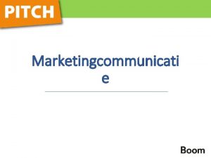 Marketingcommunicati e Communicatiemix 2 Kees Benschop Boom uitgevers