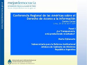 Conferencia Regional de las Amricas sobre el Derecho