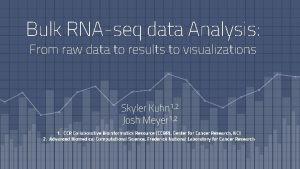 Bulk RNAseq data Analysis From raw data to