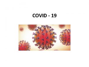 COVID 19 Wat is Covid 19 Koronavirusse is