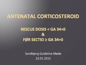 Sandbjerg Guideline Mde 22 01 2015 Christensen Jeanette