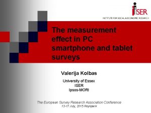 The measurement effect in PC smartphone and tablet