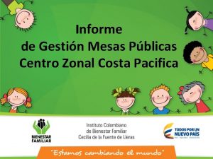 Informe de Gestin Mesas Pblicas Centro Zonal Costa