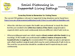 Social Distancing in Supported Living Settings Some Key