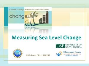 Measuring Sea Level Change Measuring Sea Level Change