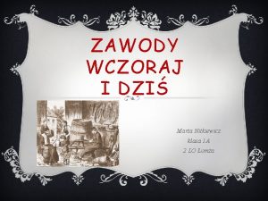 ZAWODY WCZORAJ I DZI Marta Nitkiewicz klasa 1