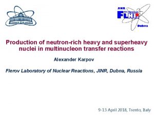 Production of neutronrich heavy and superheavy nuclei in