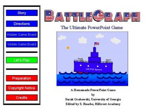 Story Directions The Ultimate Power Point Game Hidden