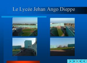 Le Lyce Jehan Ango Dieppe BTS COMPTABILITE GESTION