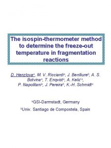The isospinthermometer method to determine the freezeout temperature
