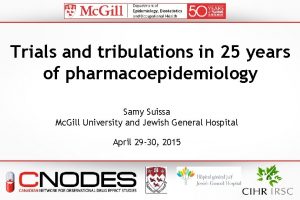 Trials and tribulations in 25 years of pharmacoepidemiology