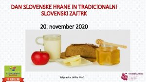 DAN SLOVENSKE HRANE IN TRADICIONALNI SLOVENSKI ZAJTRK 20