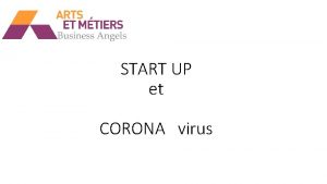 START UP et CORONA virus Actions dfensives a