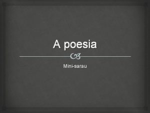 A poesia Minisarau Lus Vaz de Cames Coralina