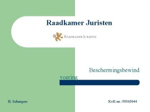 Raadkamer Juristen Beschermingsbewind voering H Schurgers Kv Knr