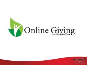 Online Giving Overview Online Giving Statistics Demo Marketing