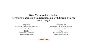 CVPR 2020 KBRef Baseline Expression Conditioned Image and