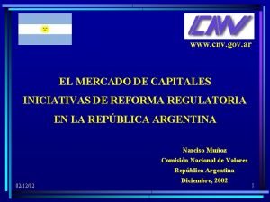 www cnv gov ar EL MERCADO DE CAPITALES