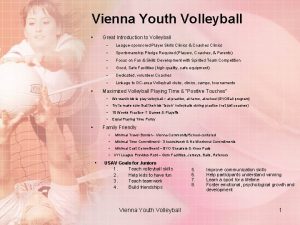 Vienna Youth Volleyball Great Introduction to Volleyball Leaguesponsored
