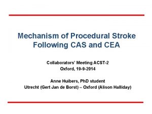 Mechanism of Procedural Stroke Following CAS and CEA