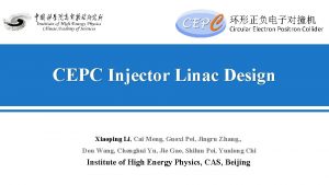 Circular Electron Positron Collider CEPC Injector Linac Design