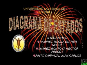 UNIVERSIDAD SALESIANA DE BOLIVIA INTEGRANTES RAMIREZ TICONA ESTHER