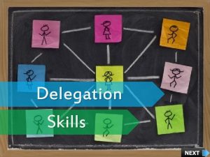 Delegation Skills Objective Explain What is Delegation Explain
