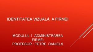 Administrarea firmei