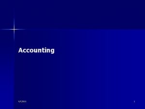 Accounting 972021 1 Basic characteristic of accounting Accounting