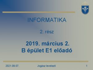 INFORMATIKA 2 rsz 2019 mrcius 2 B plet