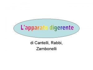 di Cantelli Rabbi Zambonelli Importanza degli alimenti LIPIDI