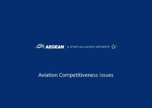 Aviation Competitiveness Issues Annual Revenue of European Airlines