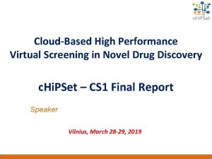 CloudBased High Performance Virtual Screening in Novel Drug