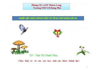 Phng GD v T Phc Long Trng THCS