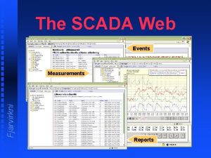 The SCADA Web Events Fjarvirkni Measurements Reports All
