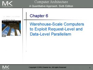 Computer Architecture A Quantitative Approach Sixth Edition Chapter