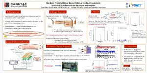 Random Transmittance Based Filter Array Spectrometers Sparse Spectrum
