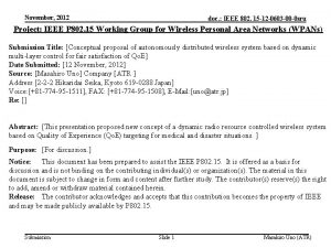 November 2012 doc IEEE 802 15 12 0603