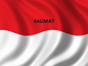 KALIMAT 1 Dari hasil penelitian itu membuktikan bahwa