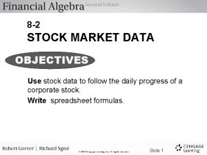 8-2 stock market data