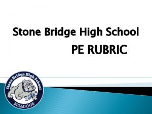 Stone Bridge High School PE RUBRIC SKILLED MOVEMENT